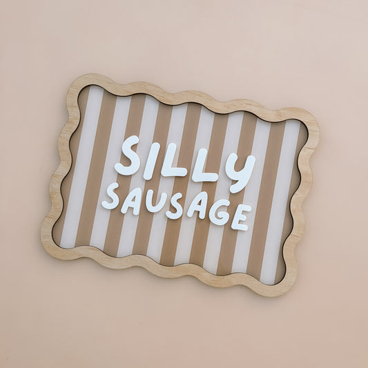Silly Sausage | Acrylic Decor Print