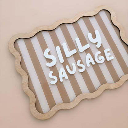 Silly Sausage | Acrylic Decor Print