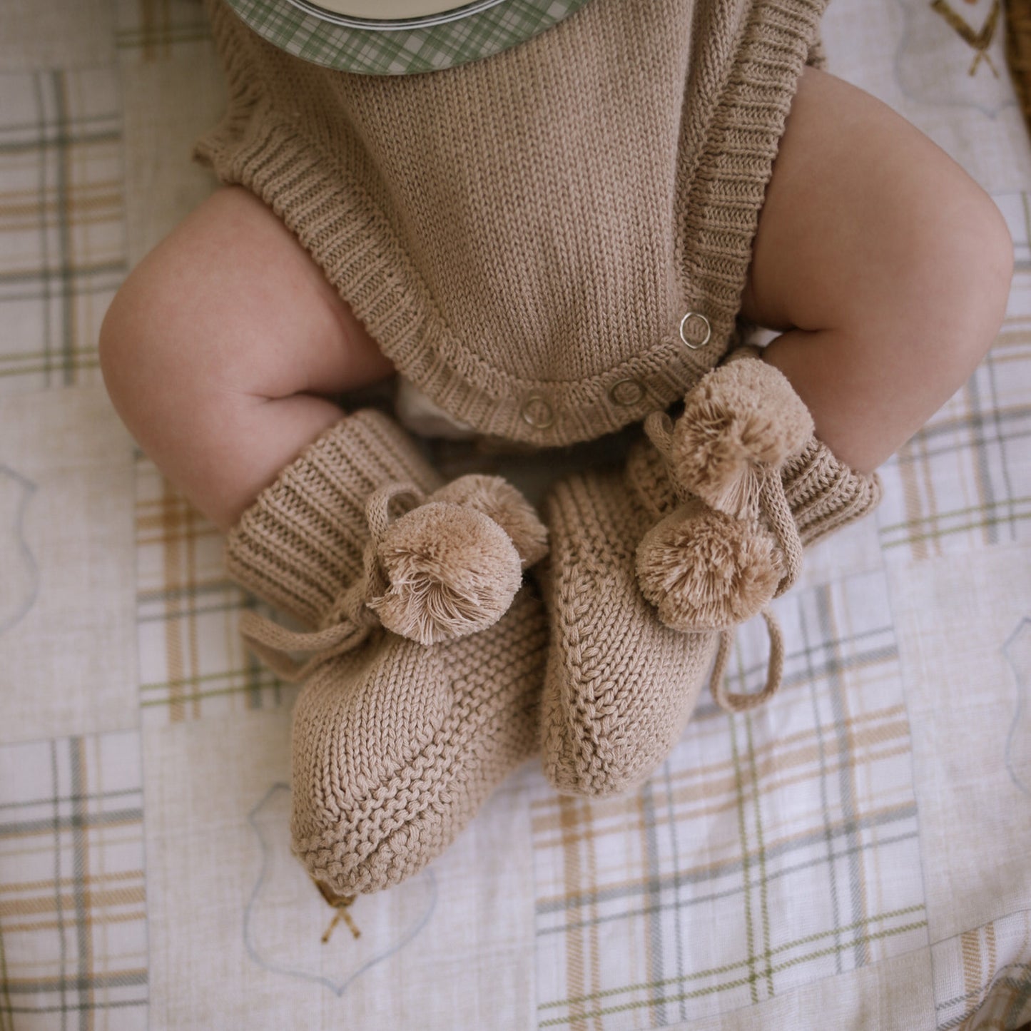 Heirloom Newborn Booties | 3 Colours