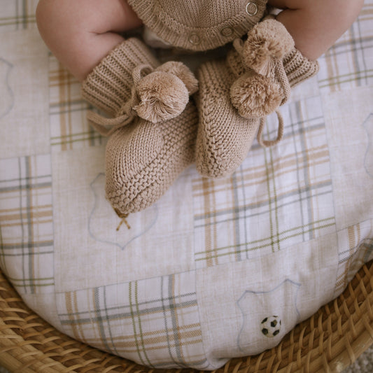 Old Sport Swaddle | Organic Cotton Muslin Wrap