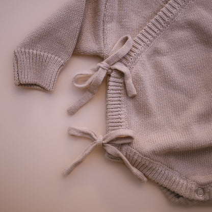 Heirloom Newborn Romper | Fawn