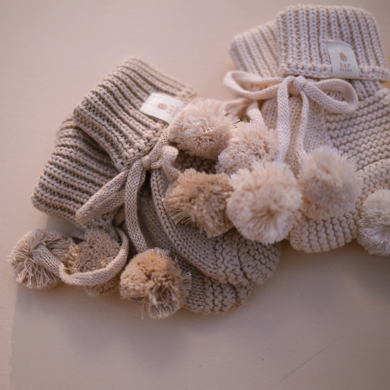 Heirloom Newborn Booties | 3 Colours