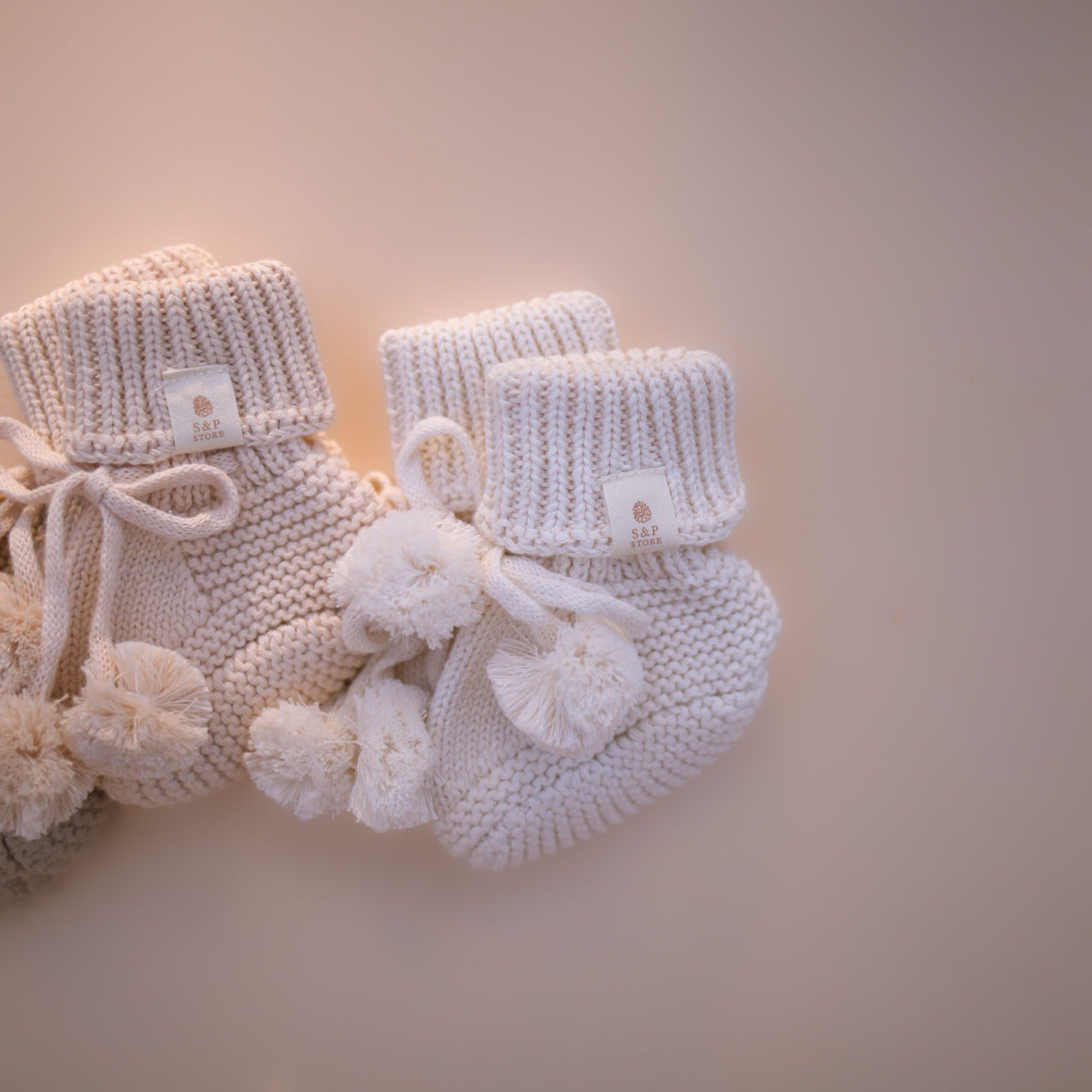 Heirloom Newborn Booties | 3 Colours