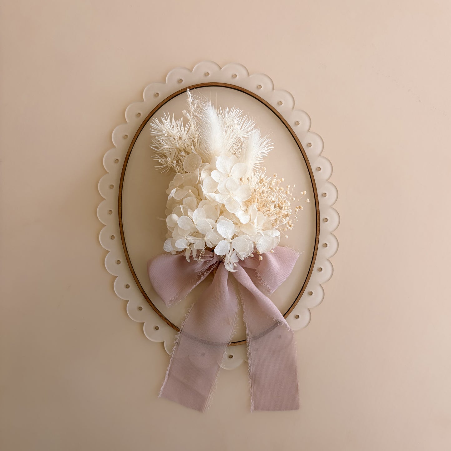 SAMPLE - Vintage Dried Floral Sign