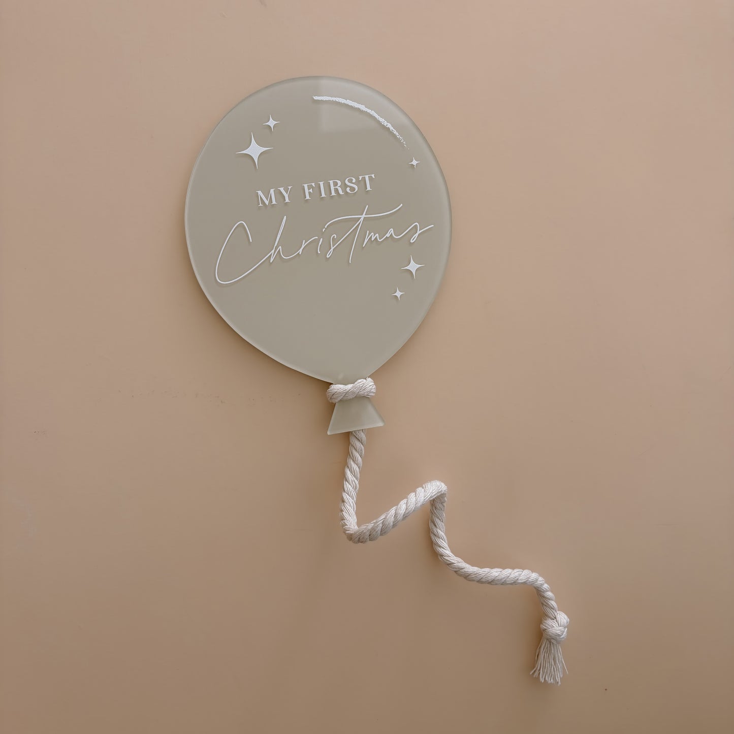SAMPLE - Small First Christmas Balloon