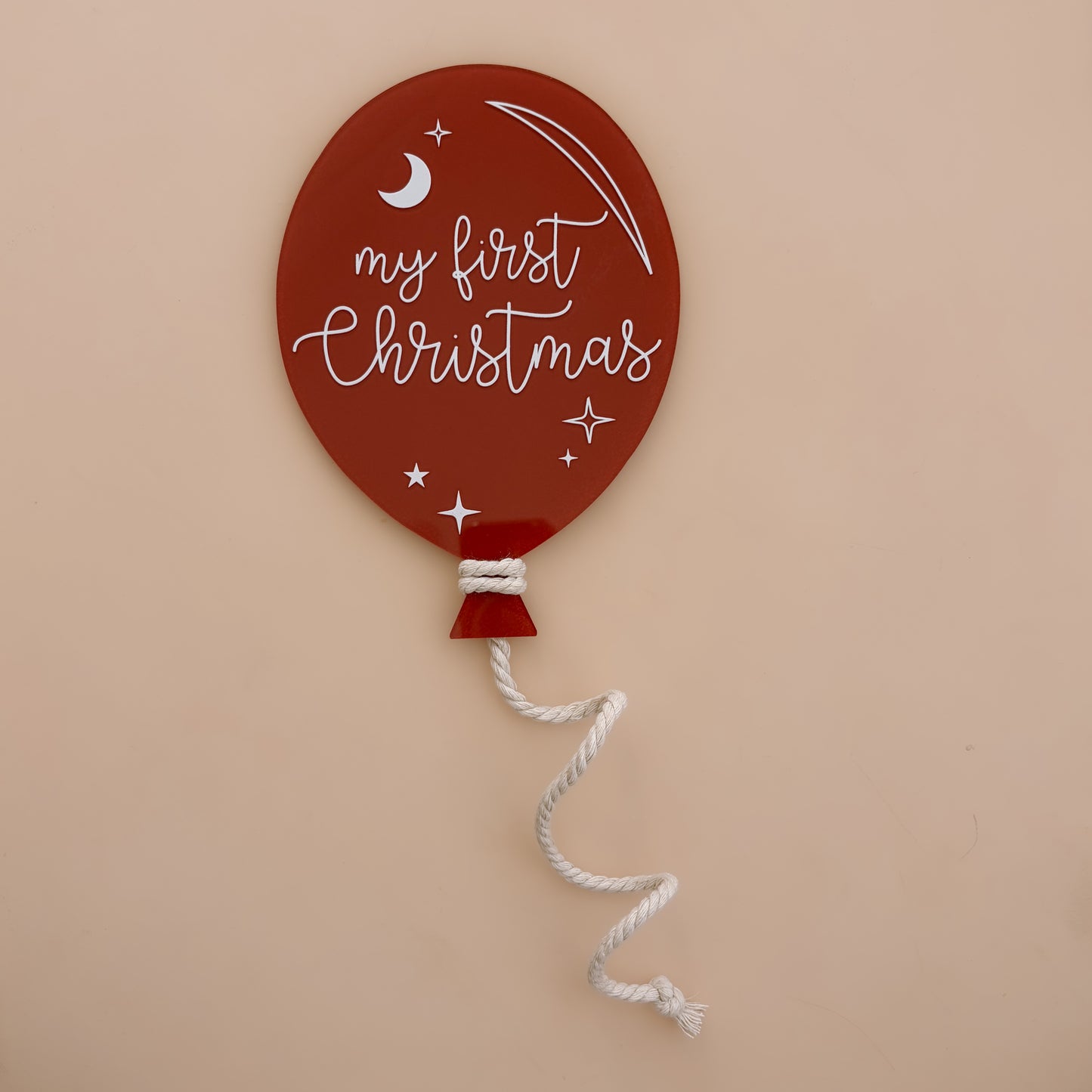SAMPLE - Large First Christmas Balloon