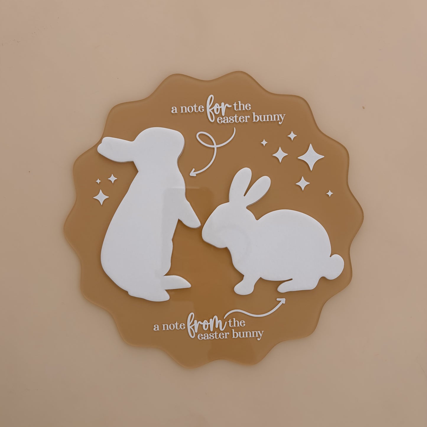 SAMPLE - Easter Bunny Note Plaque