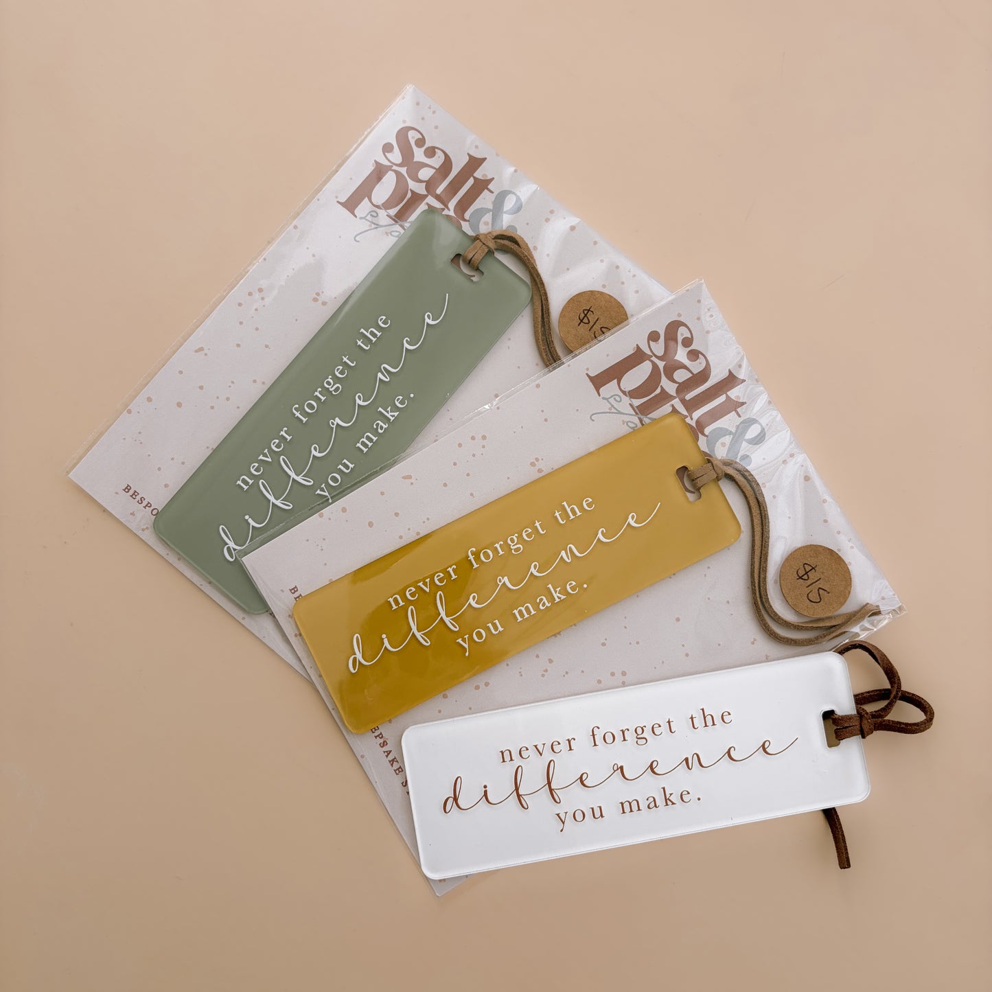 STOCK - Bookmark | Never Forget the Difference You Make
