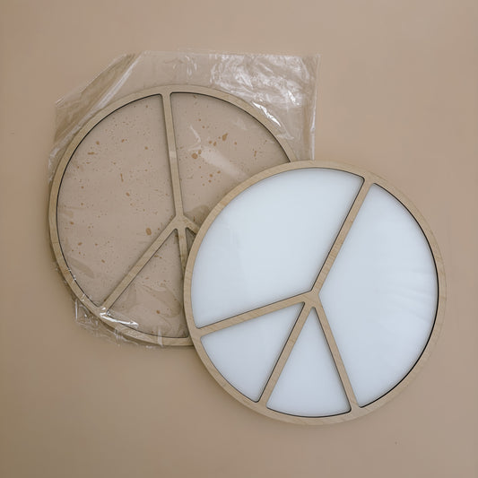 STOCK - Large Peace Symbol Wall Sign | Multiple