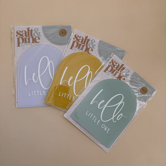 STOCK - Birth Announcement | HELLO LITTLE ONE