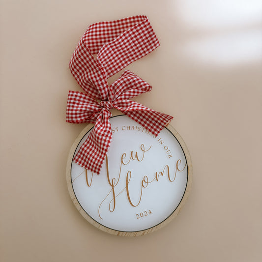 SAMPLE - New Home 2024 Christmas Ornament