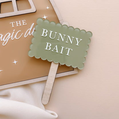 Mini 'Bunny Bait' Sign | Customisable