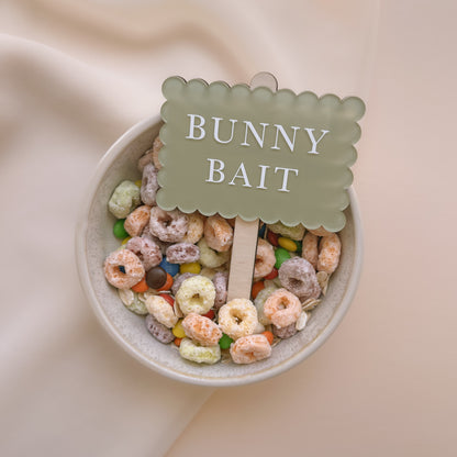 Mini 'Bunny Bait' Sign | Customisable