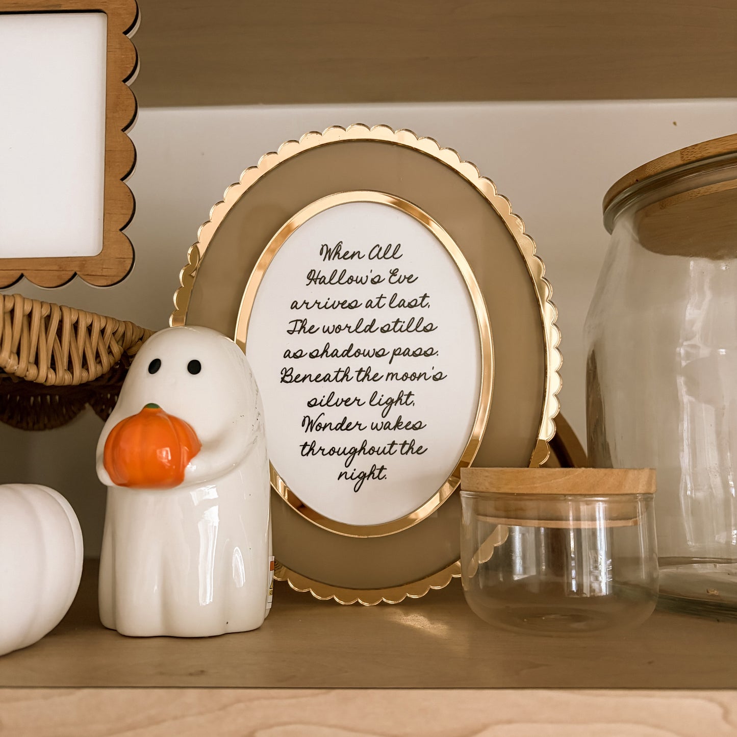 Halloween Quote Decor Print | Customise Colour/Pattern