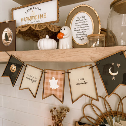 Halloween Decor Bunting | Customise Colours/Patterns