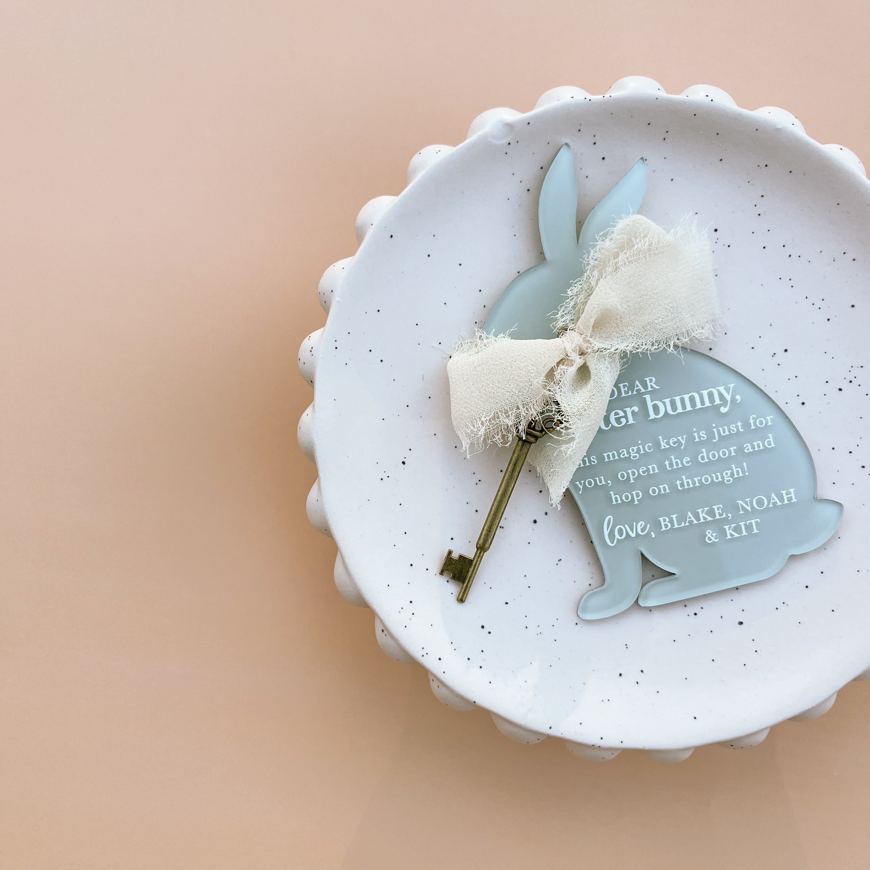Easter Key Easter Bunny Magic Key Personalised | Easter Decor – Salt & Pine Store