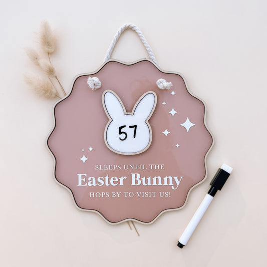 HÄNGENDE OSTER-COUNTDOWN-TAFEL | Mehrere Farboptionen + GRATIS Whiteboard-Marker