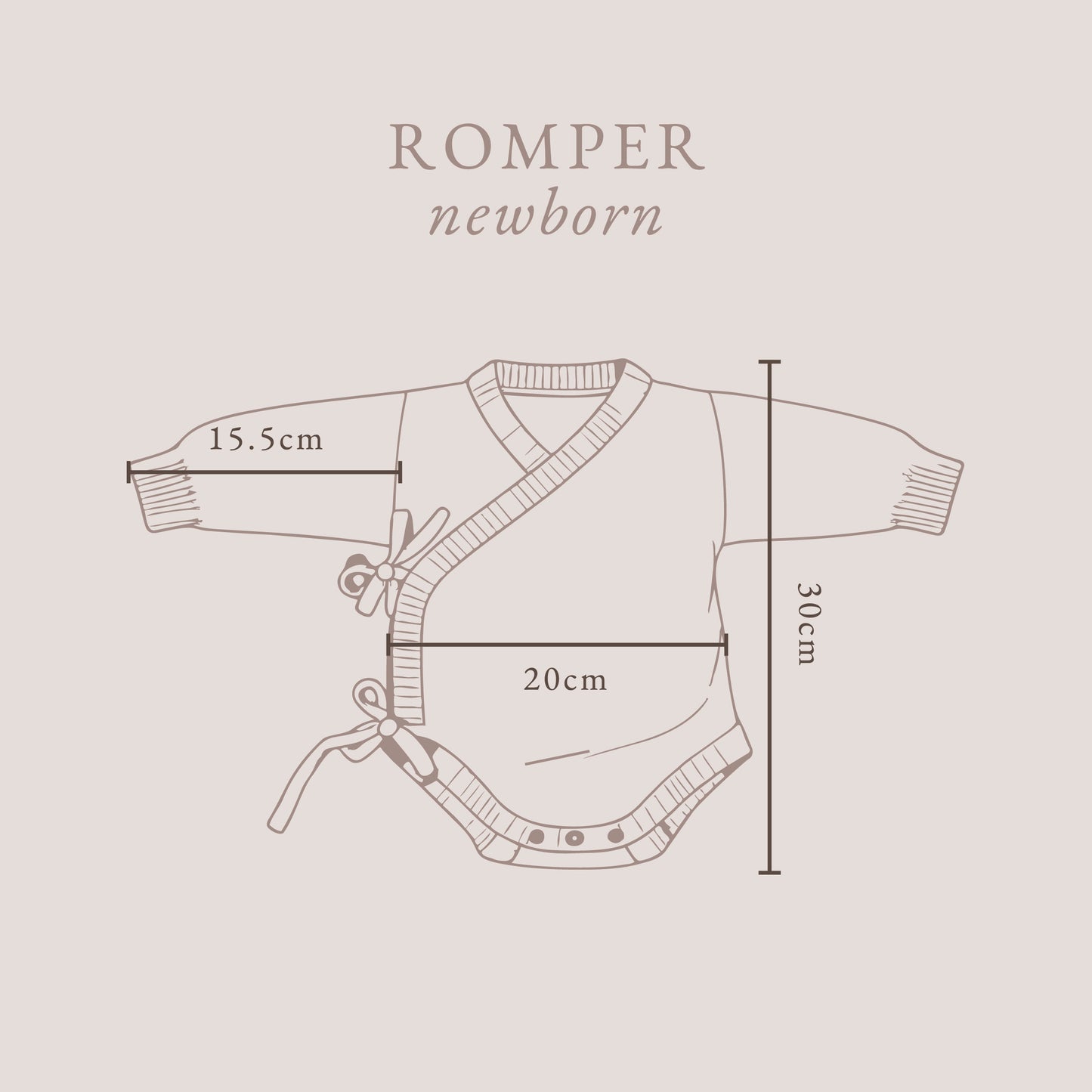 Heirloom Newborn Romper | Ecru