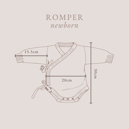 Heirloom Newborn Romper | Ecru