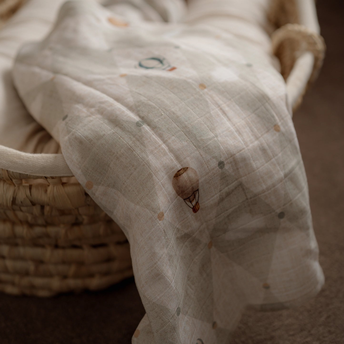 Up & Away Swaddle | Organic Cotton Muslin Wrap