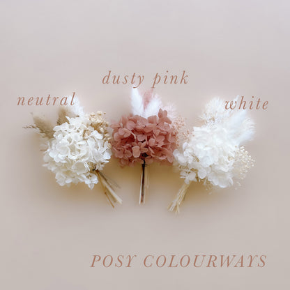 Dried Floral Mason Jar With Personalised Message Tag | Customisable Gift