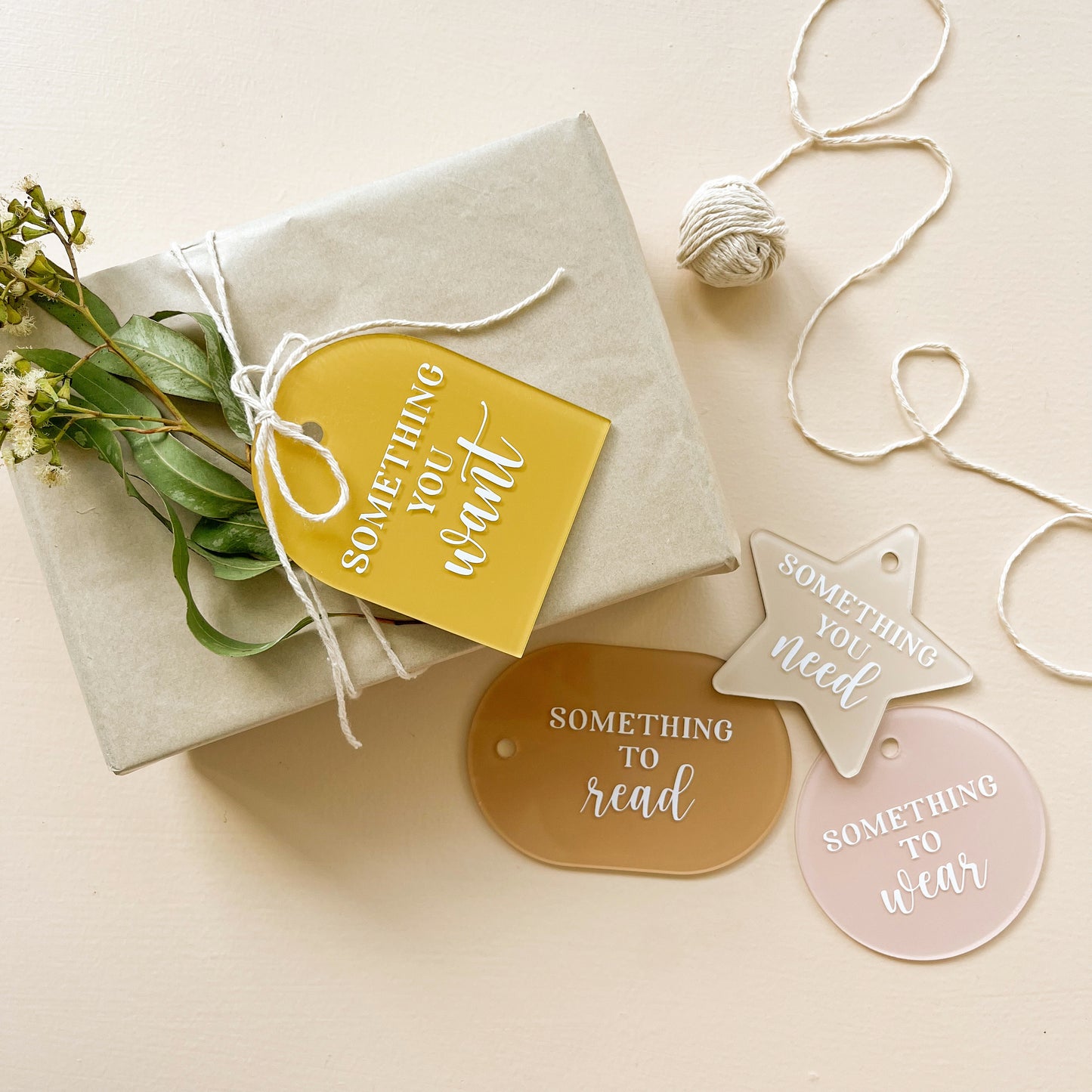 MINDFUL GIFT TAGS | 4 Shapes | Multiple Colour Options