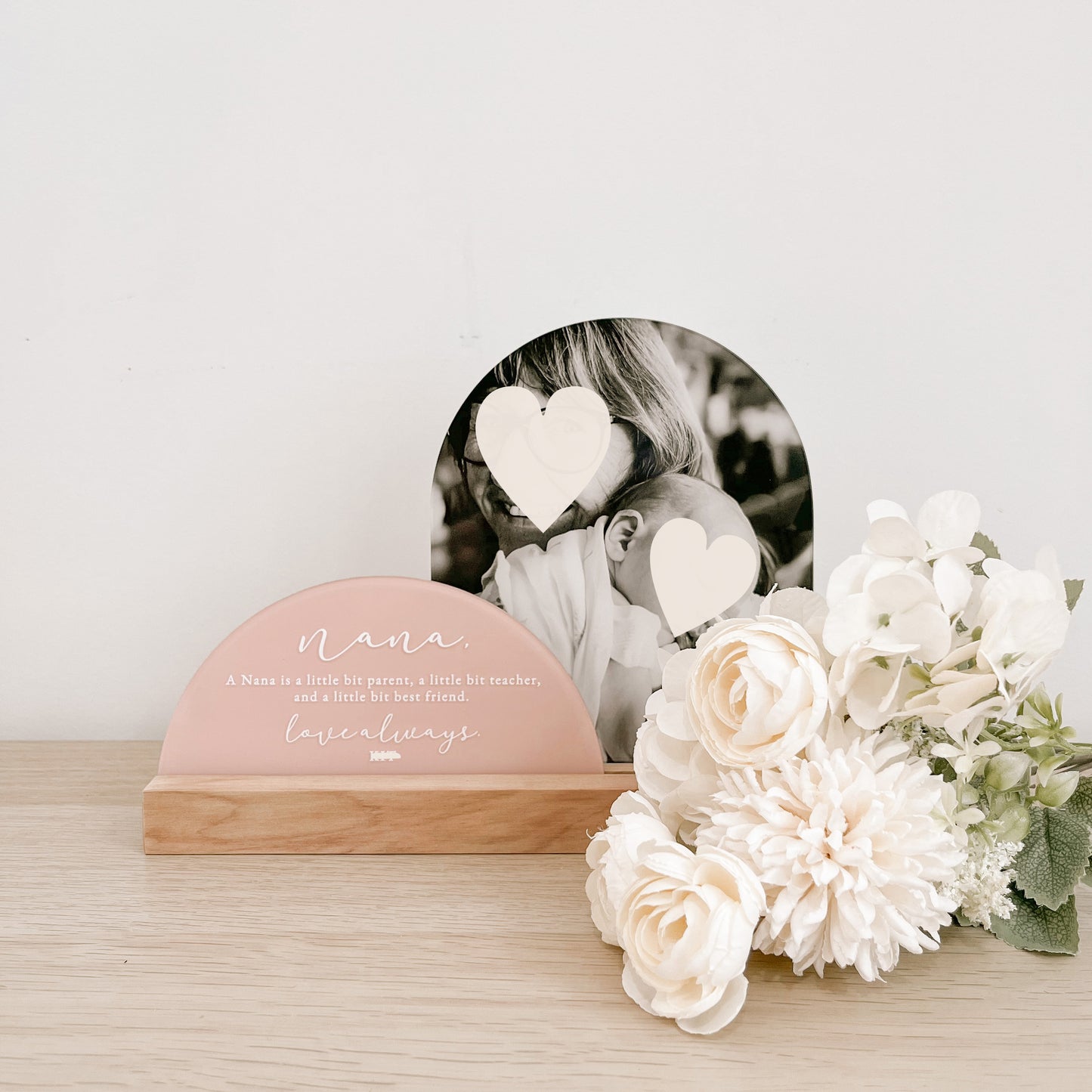 Custom Photo, Letter & Stand SET | Multiple Colour Choices