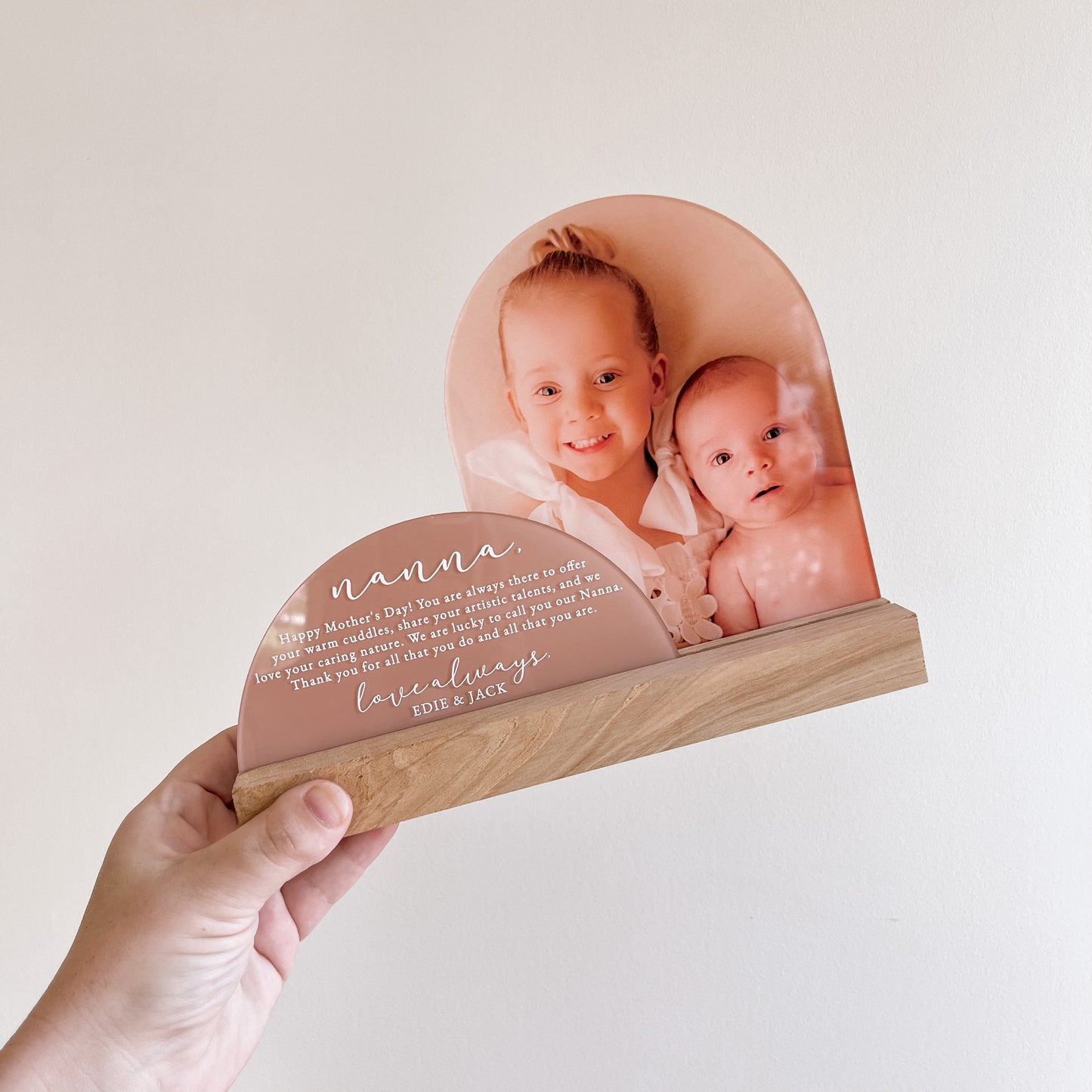 Custom Photo, Letter & Stand SET | Multiple Colour Choices