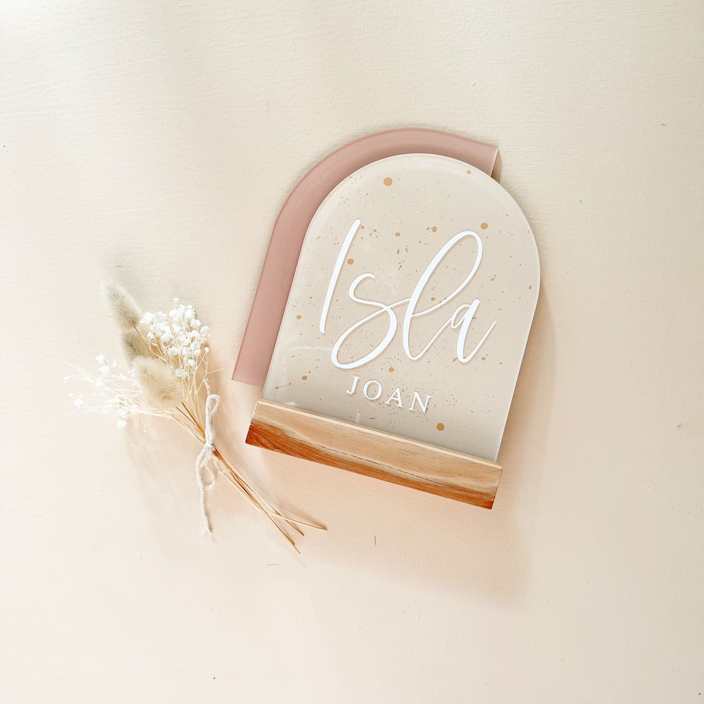 PERSONALISED Double Arch | Multiple Colour + Pattern Options