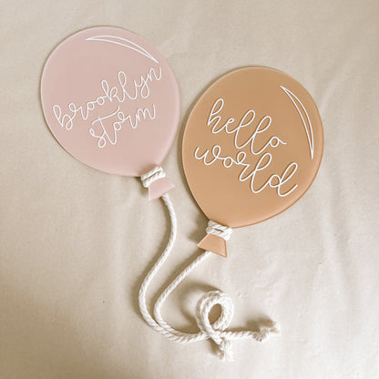 LARGE Balloon | PERSONALISED | Multiple Colour + Pattern Options