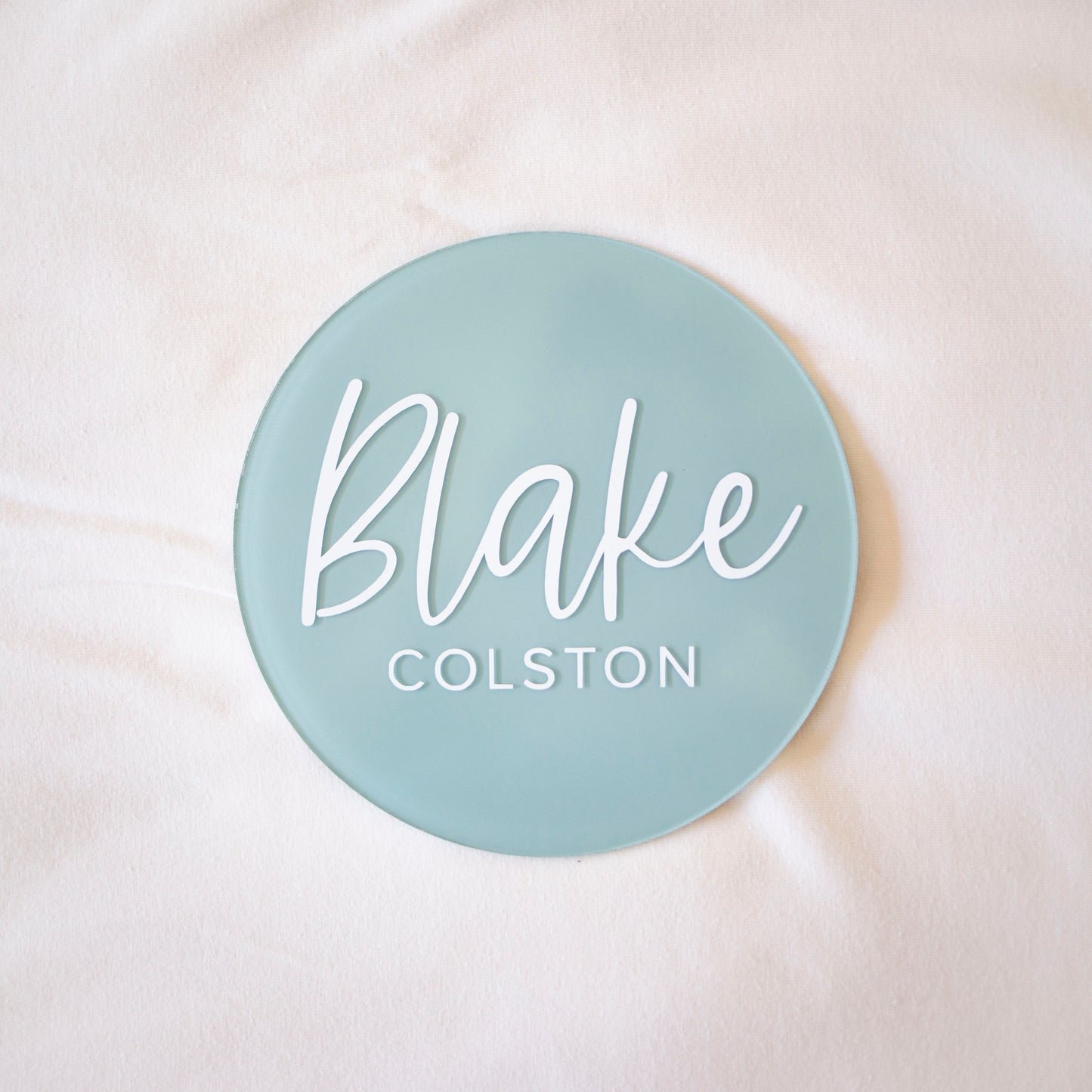 PERSONALISED Disc or Arch | SMALL | Multiple Colour + Pattern Options