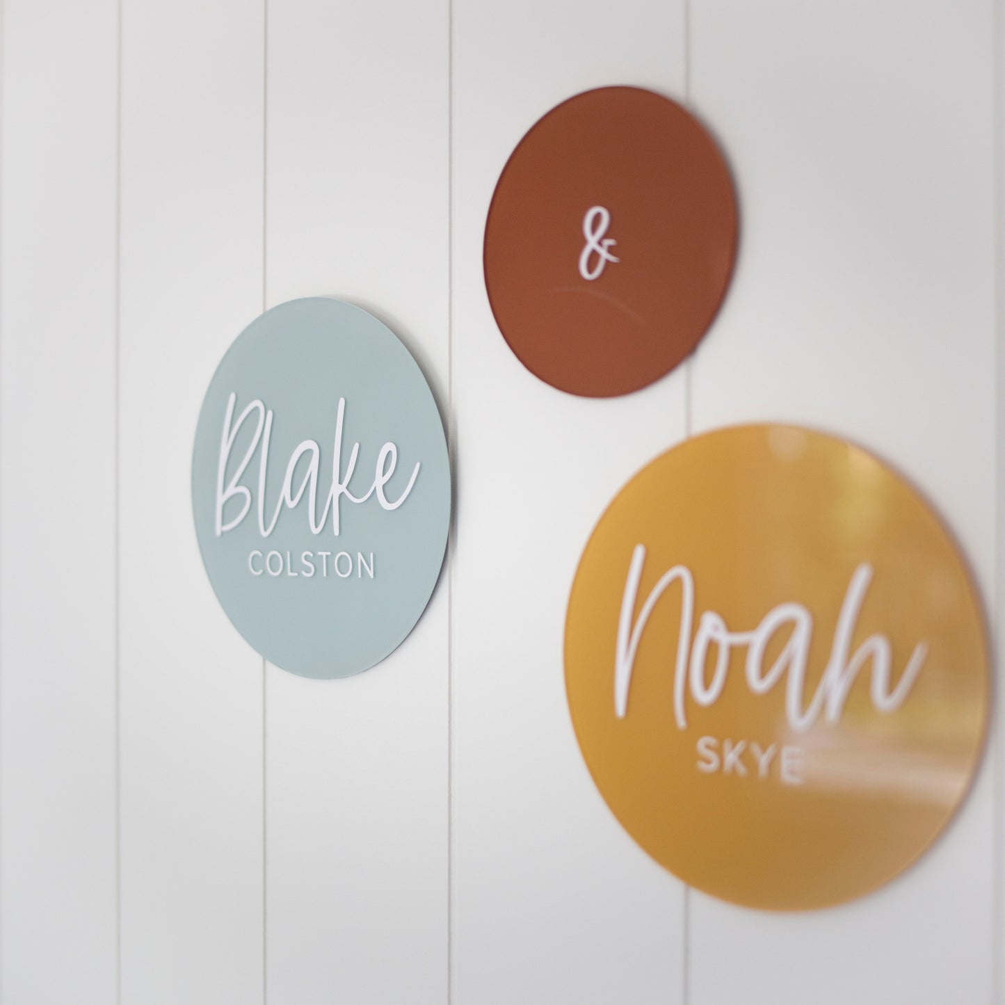 PERSONALISED Disc or Arch | SMALL | Multiple Colour + Pattern Options