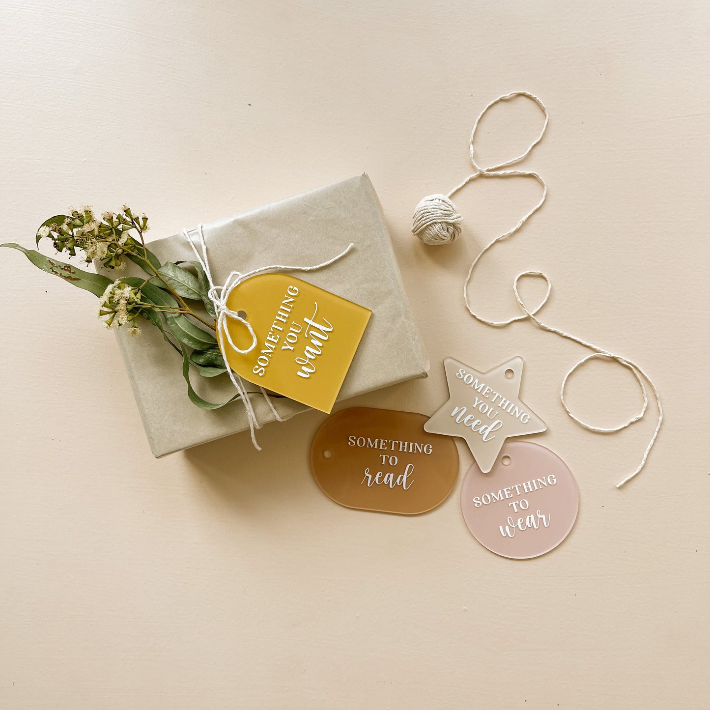 MINDFUL GIFT TAGS | 4 Shapes | Multiple Colour Options