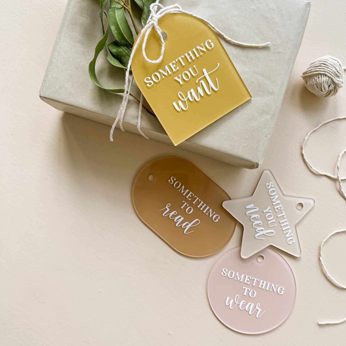 MINDFUL GIFT TAGS | 4 Shapes | Multiple Colour Options