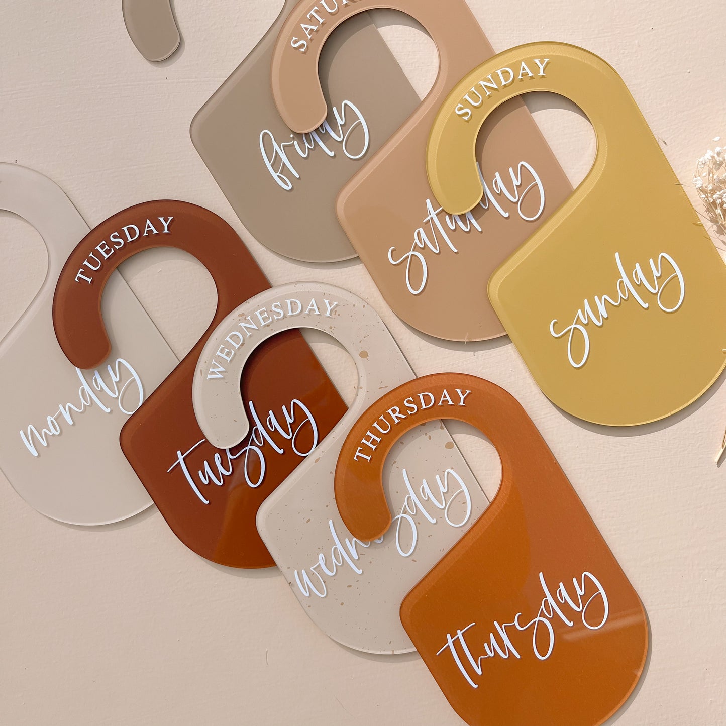 WARDROBE/CLOSET DIVIDERS | DAYS | Various Colour & Pattern Options