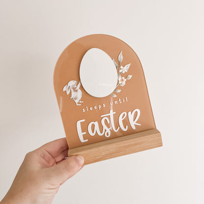 'Sleeps Until Easter' Countdown Plaque | Multiple Colour Choices + FREE Whiteboard Marker