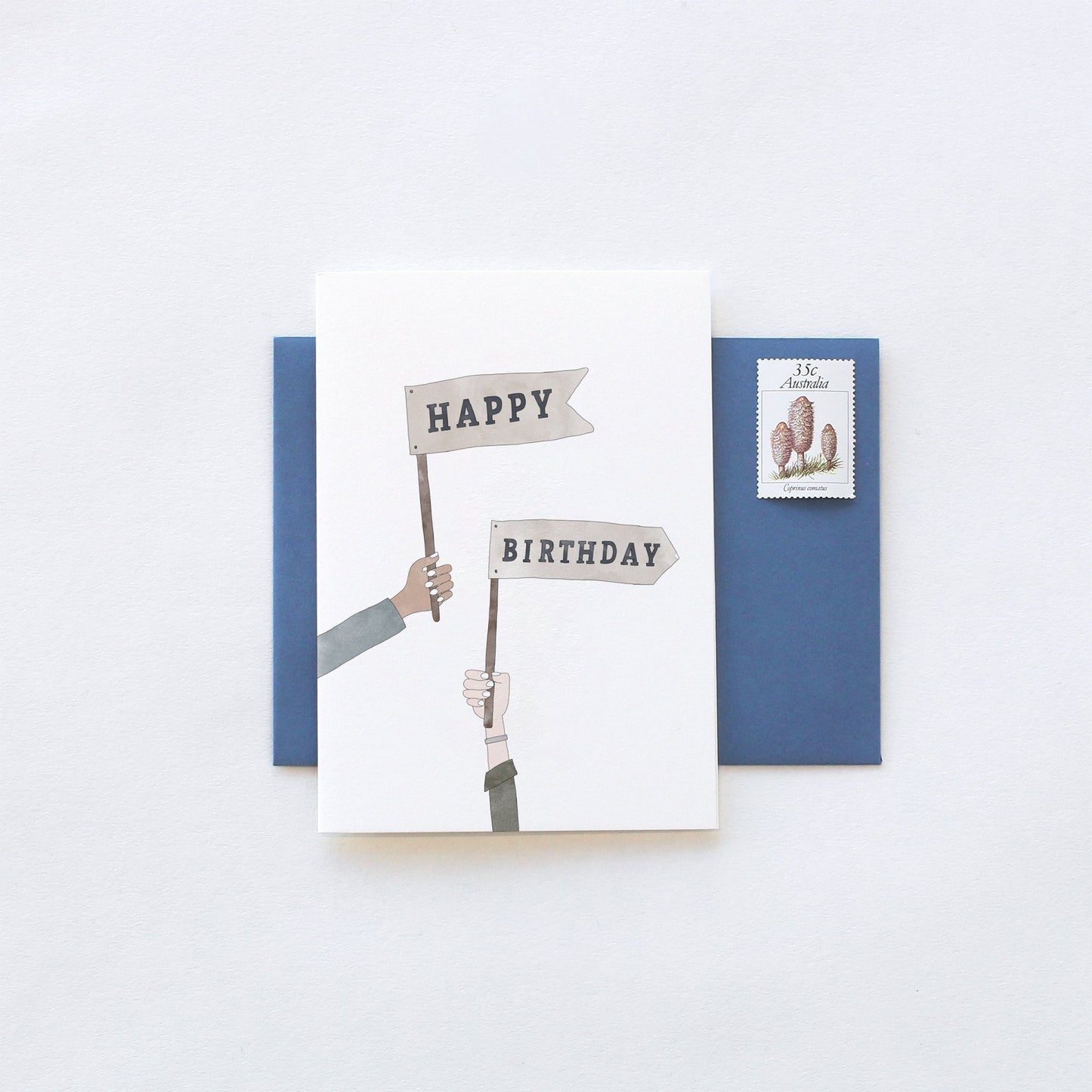 Happy Birthday Flags | Greeting Card
