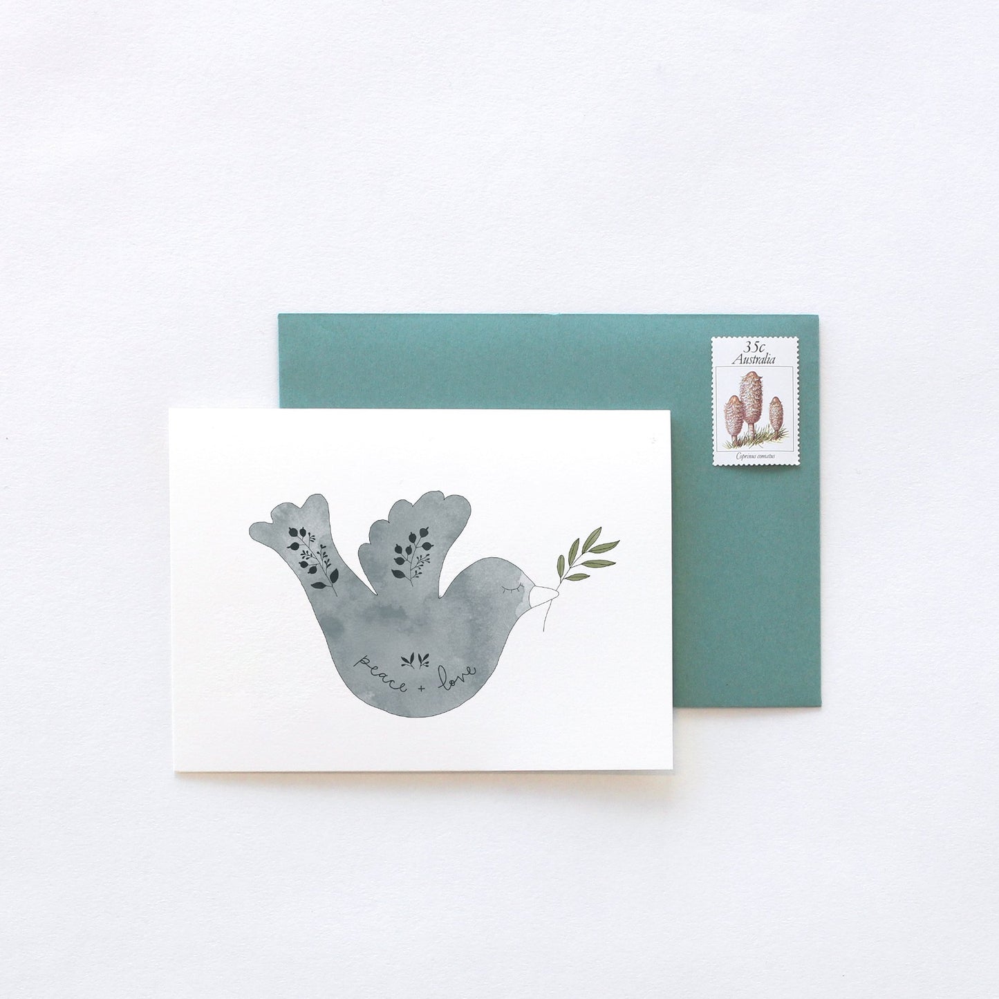 Peace & Love ~ Christmas Dove | Greeting Card