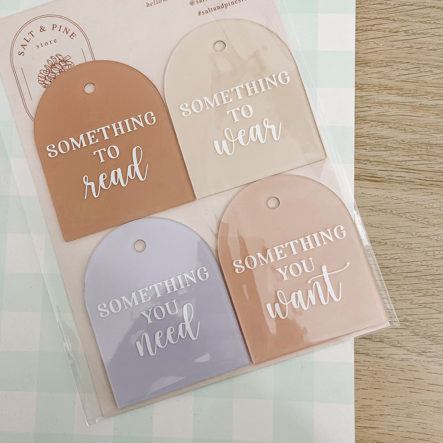 MINDFUL GIFT TAGS | 4 Shapes | Multiple Colour Options