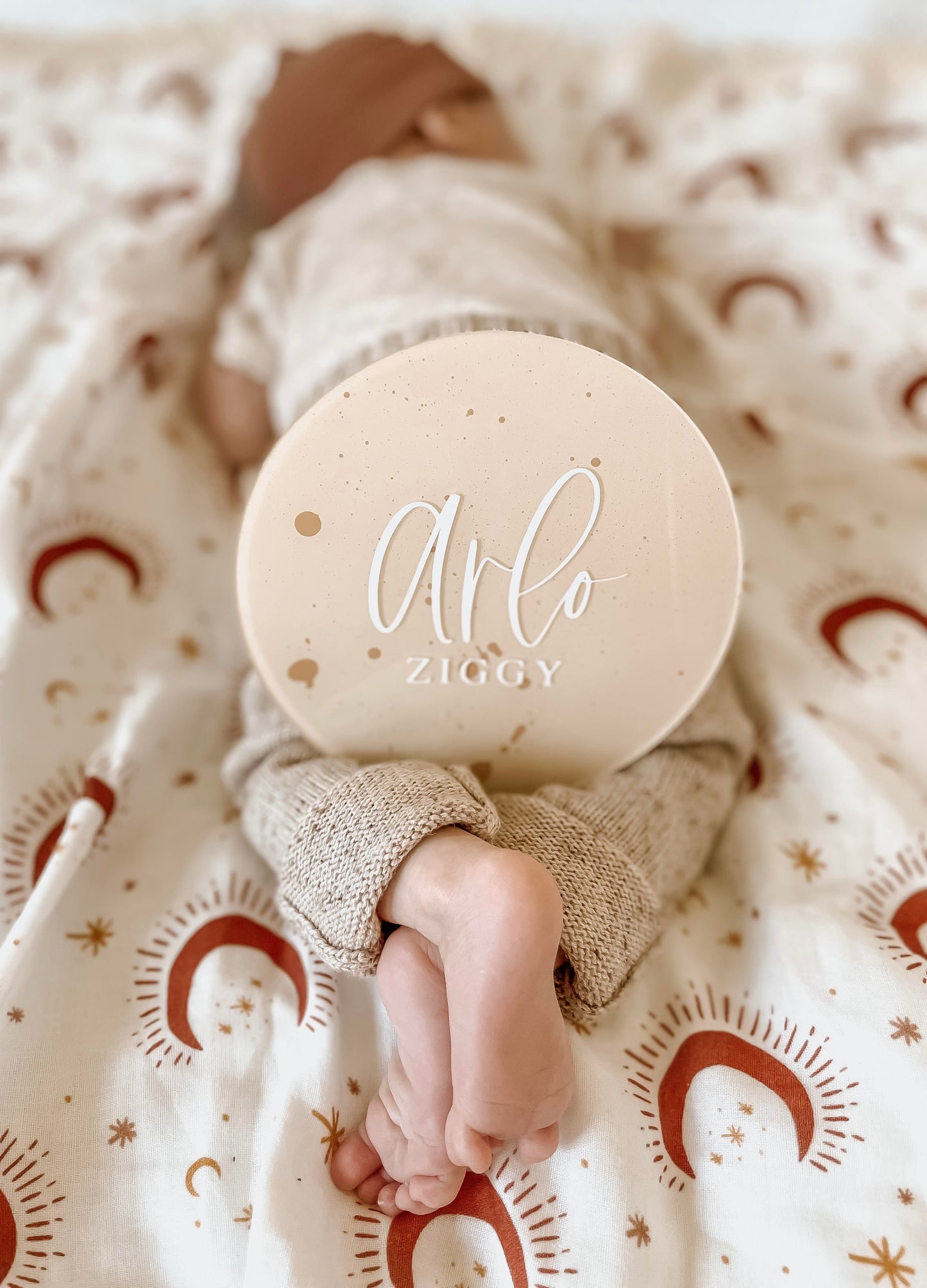 PERSONALISED Disc or Arch | SMALL | Multiple Colour + Pattern Options